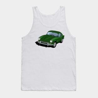 Triumph GT6 Mk1 Graphic  -British Racing Green Tank Top